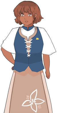 "Alba" Character from my game "And I saw the stars falling down..."