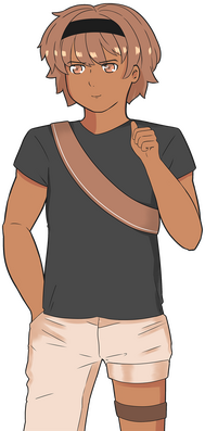 Character from my game "And I saw the stars falling down..."